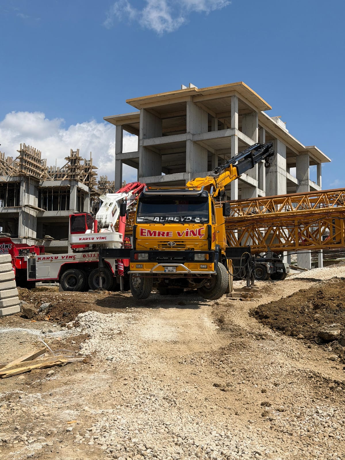 Hangar çelik iskelet montajı