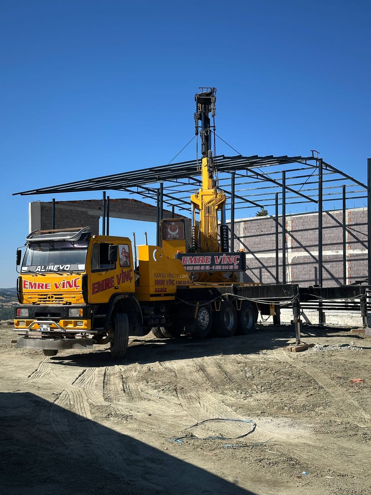 Prefabrik beton eleman montajı
